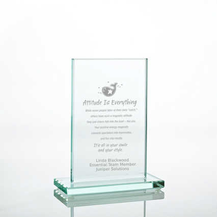FREE Engraving Premium Acrylic Award Reading Pre School Primary Subject Trophy 